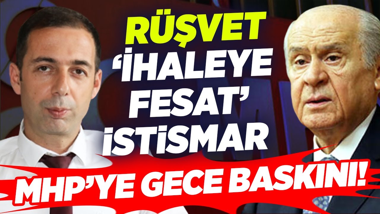 Rüşvet 'İhaleye Fesat' İstismar! MHP'ye Gece Baskını! KRT Haber