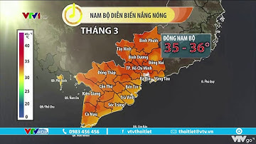 Xu thế nắng nóng và xâm nhập mặn ở Nam Bộ trong tháng 3/2021 | VTVWDB