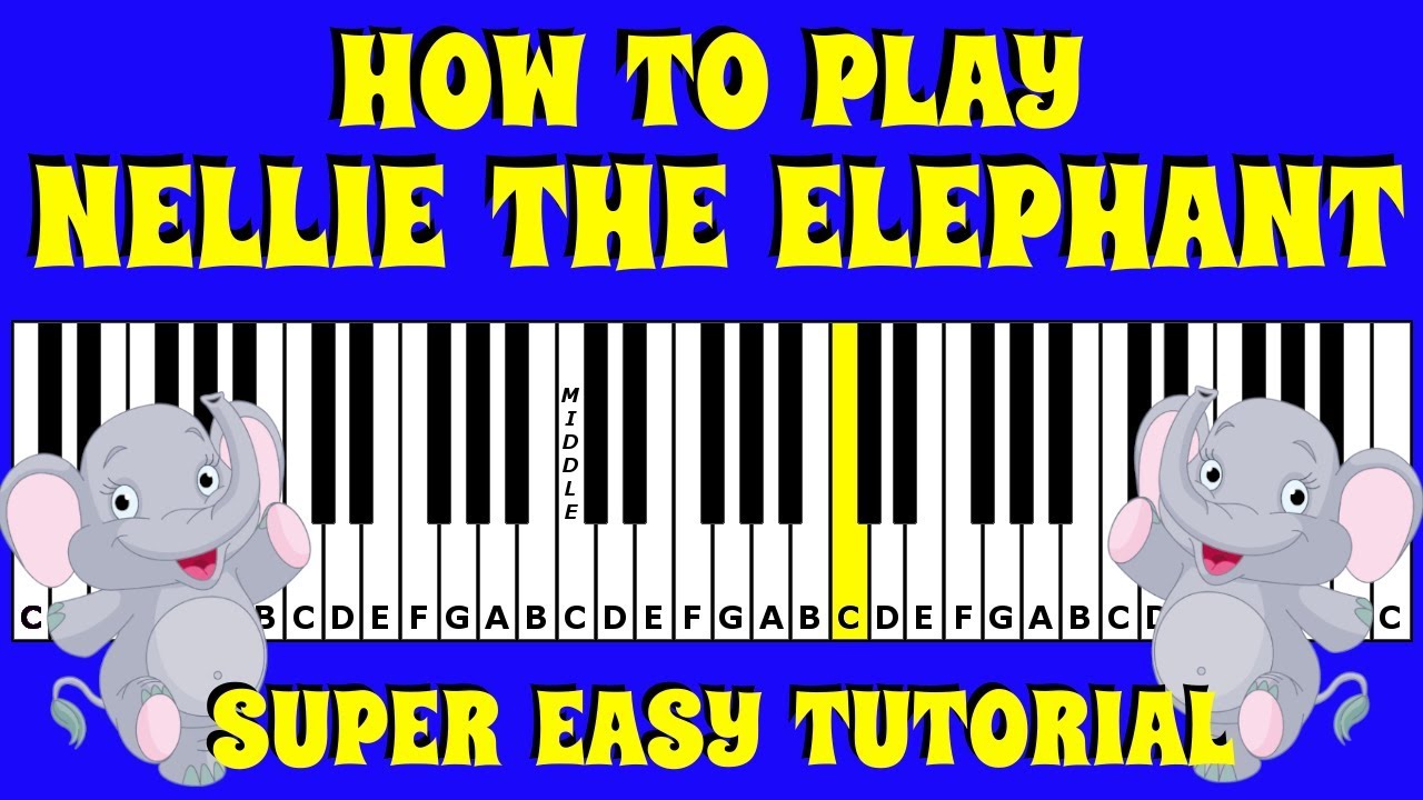 How to Play Nellie The Elephant on the Keyboard / Piano | Super Easy Tutorial