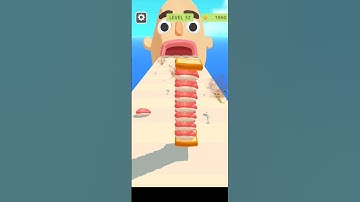 Sandwich Runner🥪🍎❤️‍🔥New Update Level 32 #sandwichrunner #gaming #shorts #viralgameplay