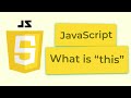 JavaScript this keyword.