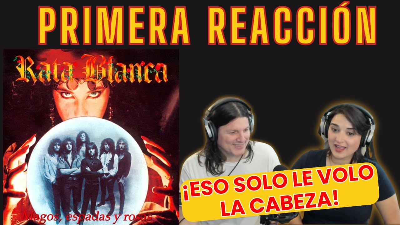 RATA BLANCA -  La Leyenda del Hada y el Mago | ESPOSA Gringa REACCIONA ¡En español!