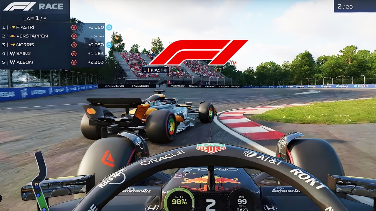 INTENSE F1 Racing at the Canadian GP!