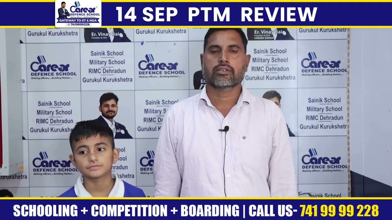 Parents Feedback | Career Defence School | Best Boarding School Classes 1to12 | 7419999228