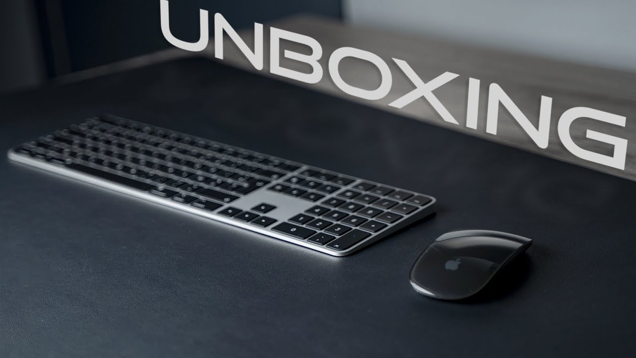 The all new black Magic Keyboard and magic mouse unboxing.. (4K) - YouTube