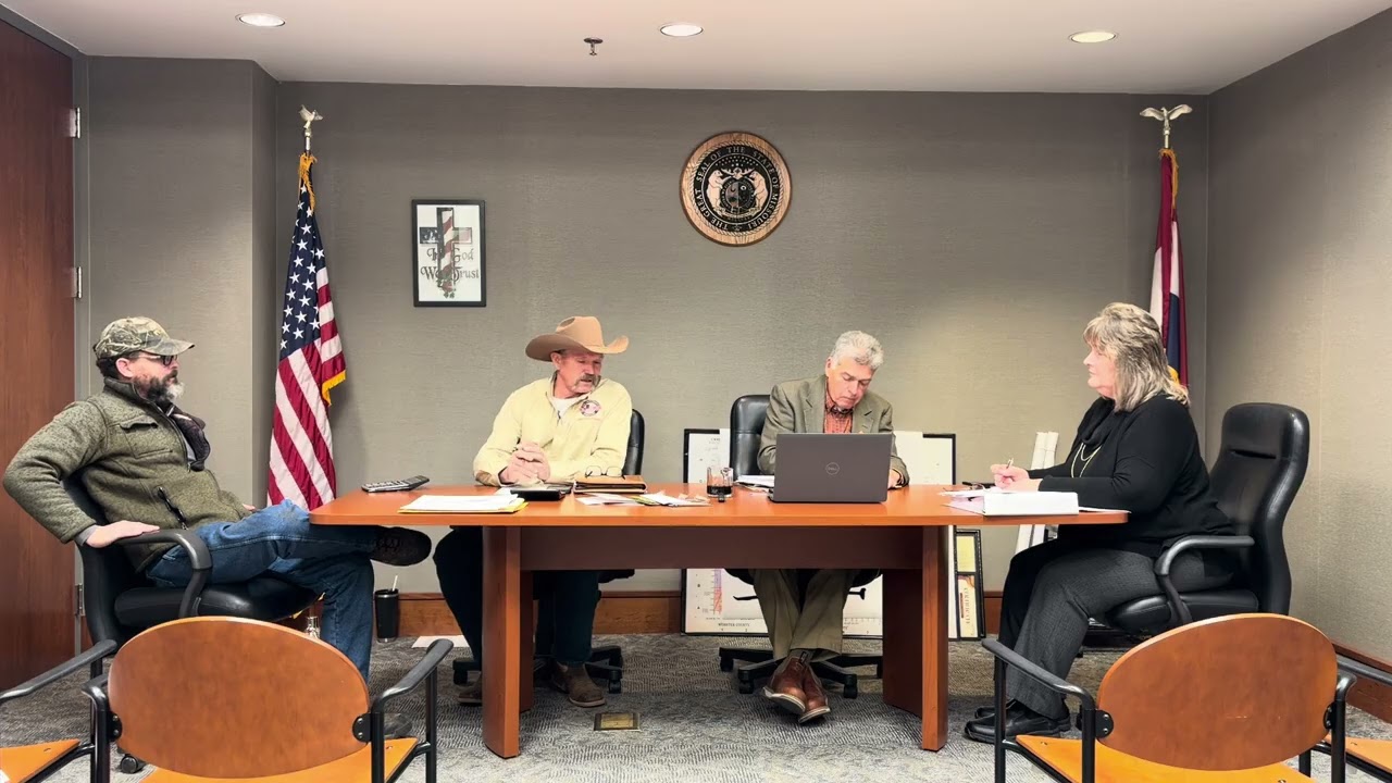 Laclede County Commission Meeting, Dec. 16, 2025 PT I: CDT, Surplus Funds, Coroner and 911 Budgets