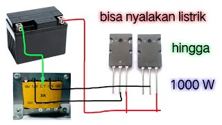 PERFECT FOR WHEN THE HOUSE HAS A POWER OUTAGE!! - MAKE AN INVERTER UP TO 1000 WATT! INVERTER ASSE...
