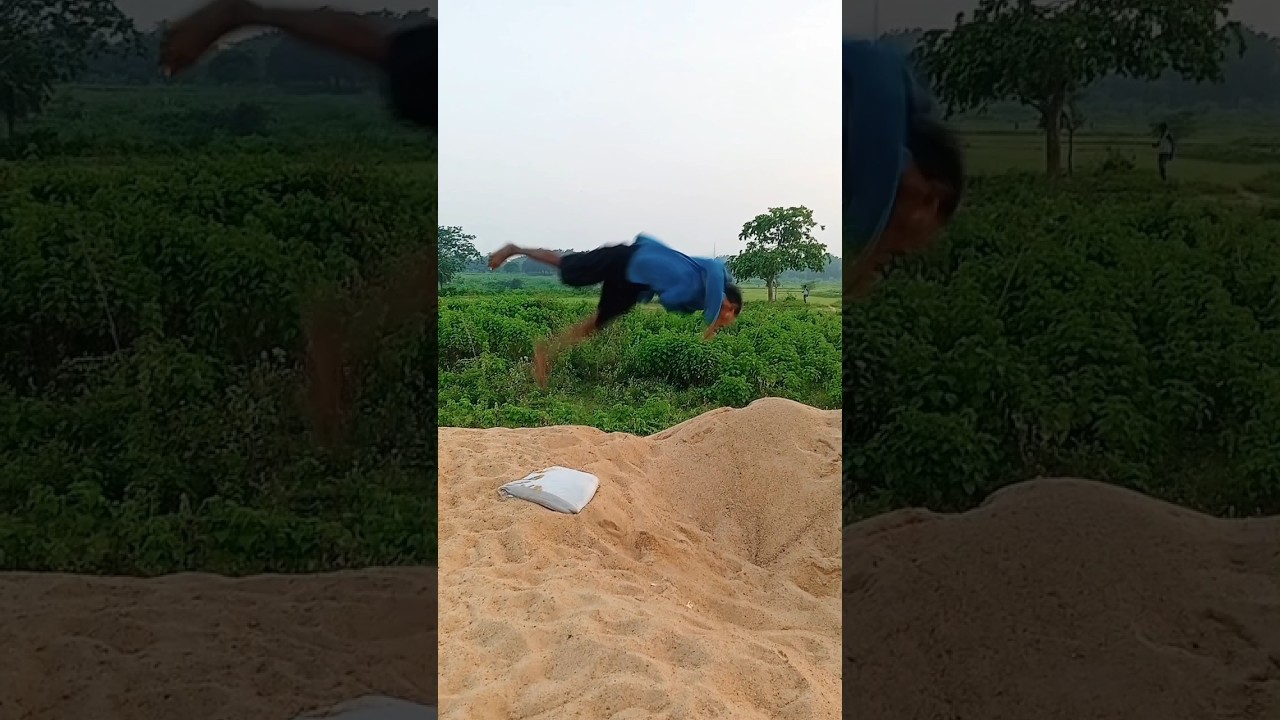 cork flip stunt video 🔥||