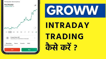 Groww Me Intraday Trading Kaise Kare? How To Trade In Intraday Market In Groww App For Beginners