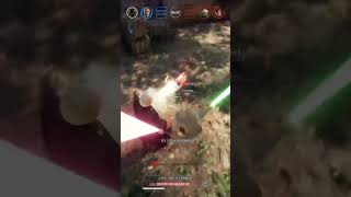 Dooku vs Yoda BF2 Hero Showdown #starwars #battlefront2 #gaming