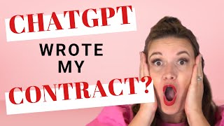 Is AI Better Than An Attorney? (Using ChatGPT To Draft Contracts)