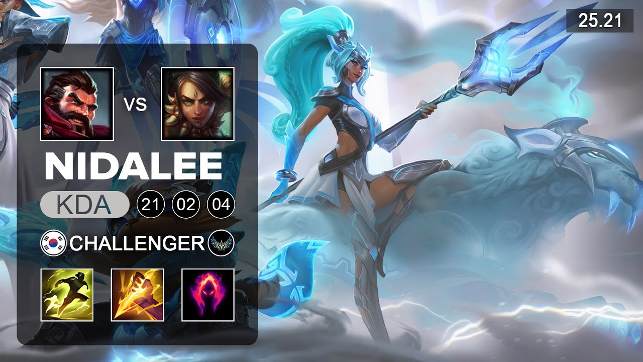 Nidalee vs Graves JUngle - KR Challenger - Patch 25.21 Season 15