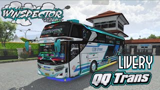 BUS QQ TRANS WINSPECTOR PREMUIM ‼️ SHARE LIVERY TJ JB5 KIDS PANDA ‼️ BUS SIMULATOR INDONESIA screenshot 3