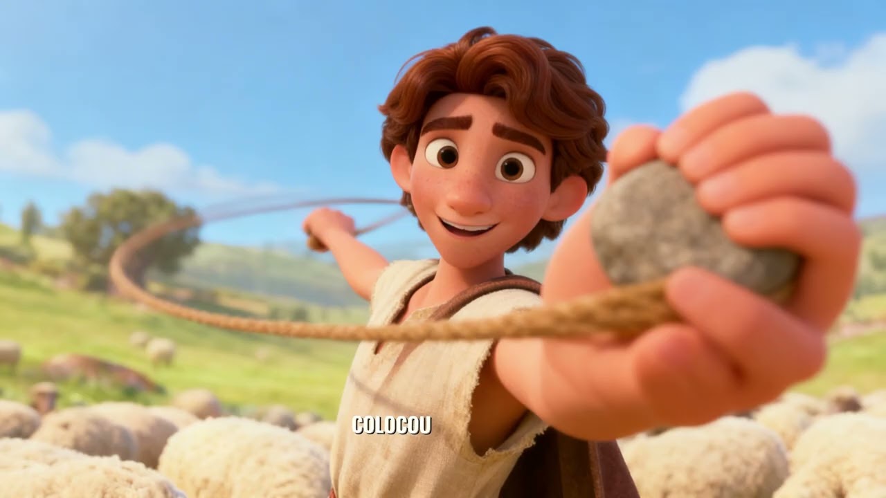 A História de Davi e sua Coragem na Luta Contra o Gigante