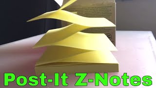 Post-It Z-Notes Tower Pack, 6 Pads Per Pack (76mm x 76mm) (100 Sheets Per Pad) R3301B Profile