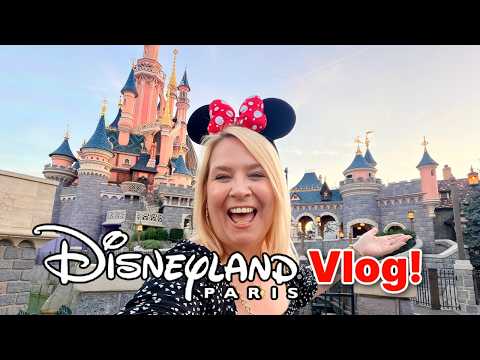 DISNEYLAND PARIS VLOG 🏰 Rope Drop, Rides, Disney Shop With Me & Castle Snacks!