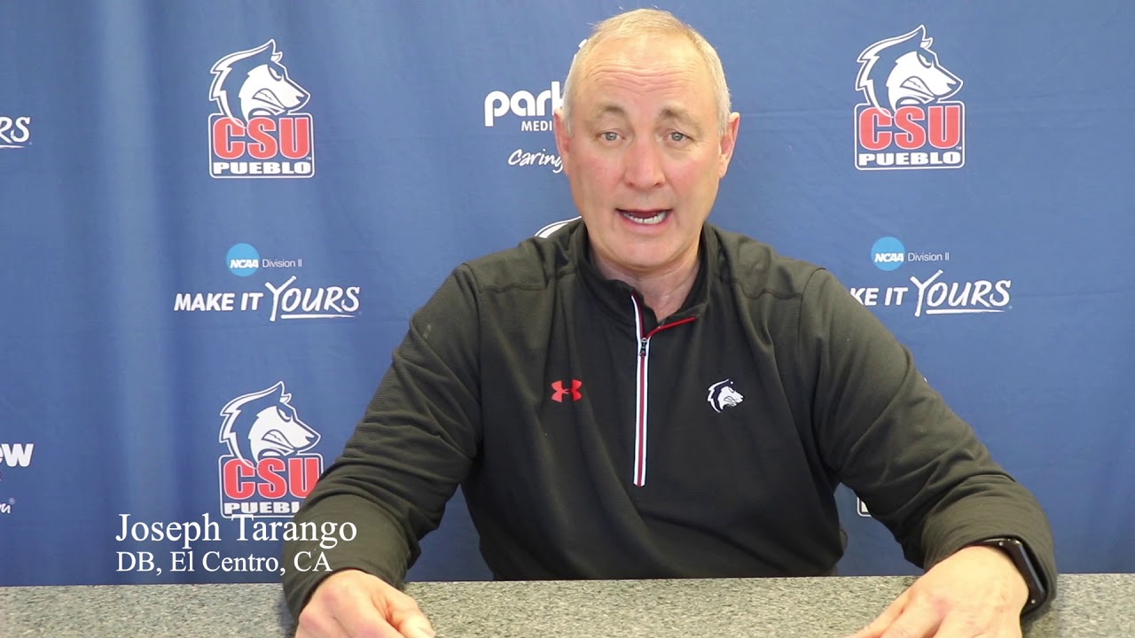 CSU-Pueblo Football 2019 Signee: Joseph Tarango - YouTube