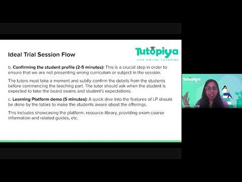 How to Conduct a Successful Trial Lesson | Tutor Tips & Best Practices - video from Tutopiya