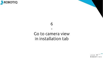 Robotiq wrist camera: Hint for calibration