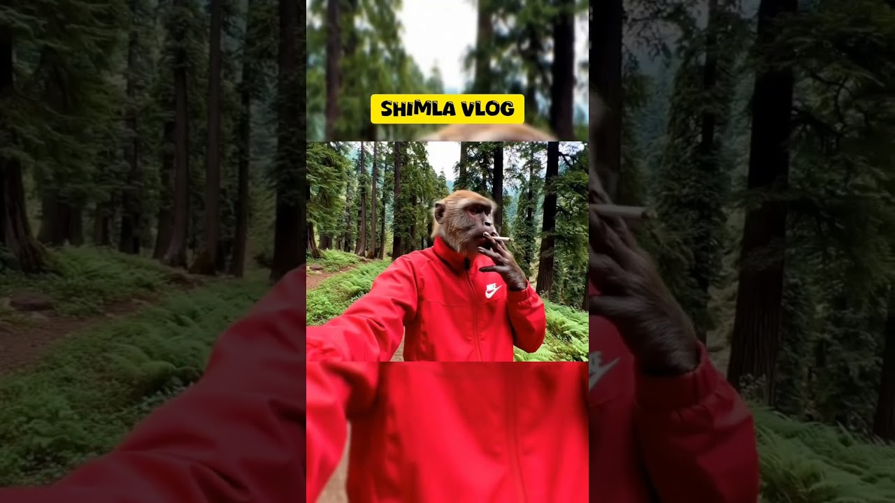 AI animation cartoon monkey vlog #[ funny vlog ]# ai vlog # Monkey funny blog# YouTube vlog#