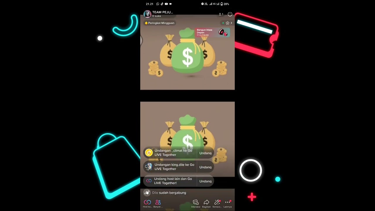 SUARA HOST MUTUALAN TIKTOK SALING TANGKAP SALING FOLLOW