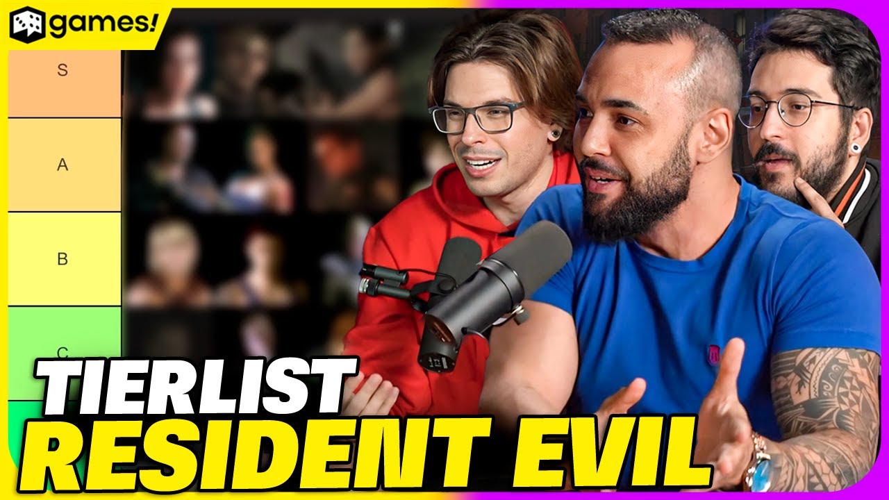 DO PIOR AO MELHOR PROTAGONISTAS DE RESIDENT EVIL com  @Enmynest   - Tierlist ENG #003