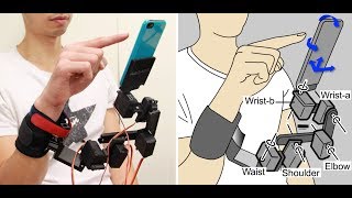 ThirdHand: Giving a Hand to Mobile Devices  with a Robotic Arm