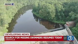 DEVELOPING NEWS: The search continues for the two teens missing in the Farmington River