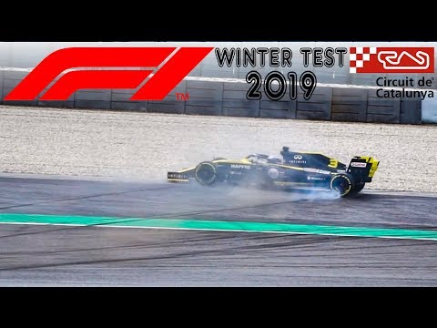 Formula 1 Ricciardo crash | Test Day 2 Barcelona | Renault F1