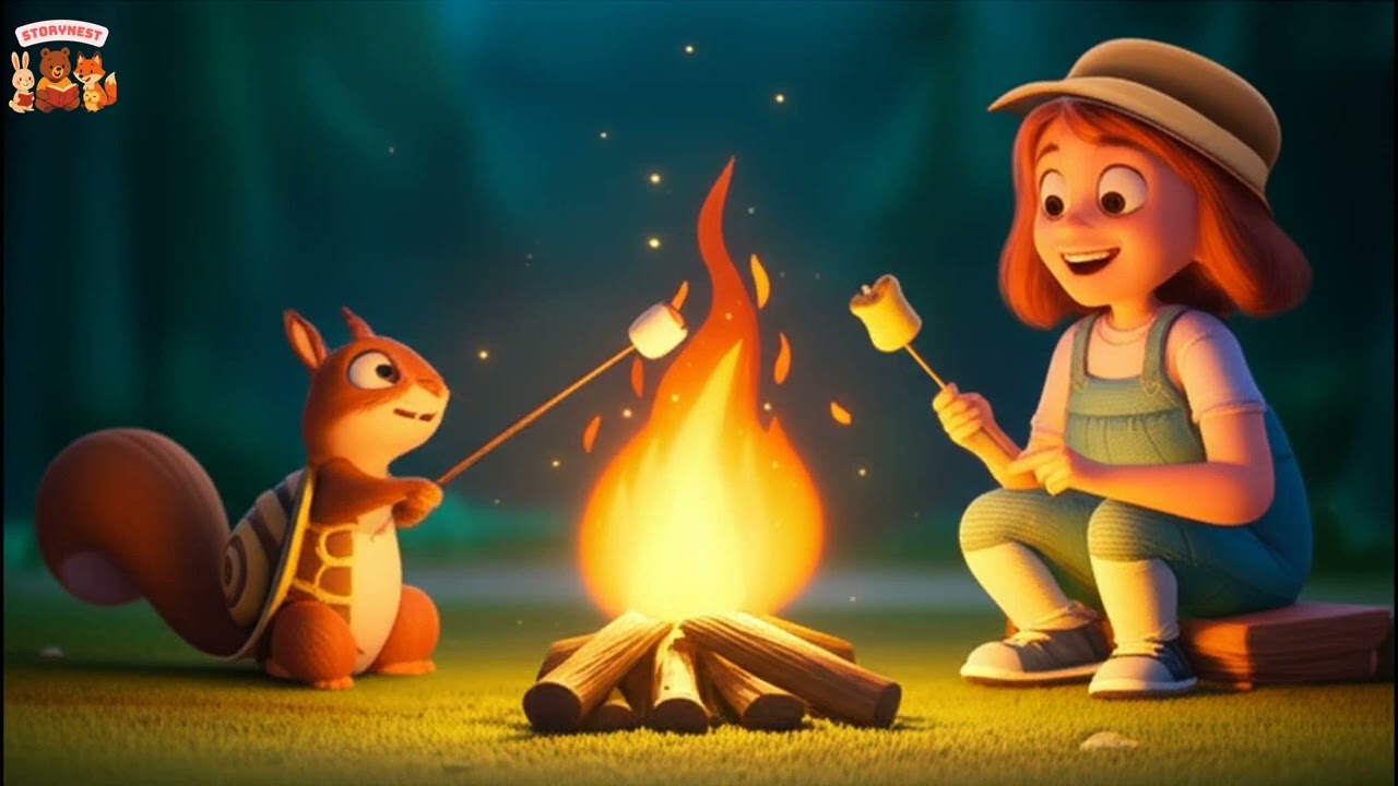 Sammy & Betty's Moonlit Camping Adventure 🌕🔥- Read Aloud Story for Kids