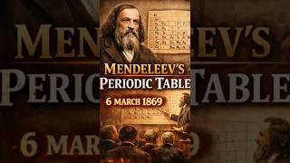 How Mendeleev Created the Periodic Table | 6 March 1869 Explained #onthisday