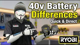 Ryobi 40v 6Ah Battery Differences Why Are There Different Batteries With Same Amp Hours Volt Compare