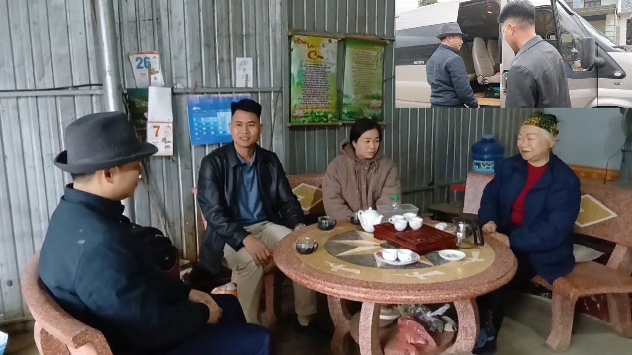 Nhan took boss Ha to Nam's grandmother to get some medicine. Ha suddenly met the president