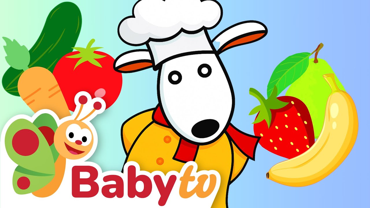 Learn Fruits & Vegetables 🍎🥦 | First Words with BabyTV