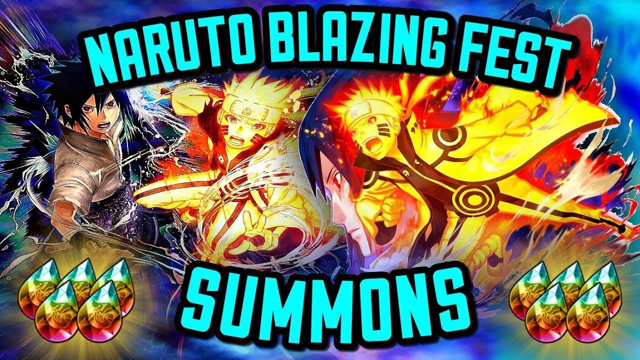 NEW NARUTO BLAZING FEST (ALL STEPS) SUMMONINGS | NARUTO BLAZING
