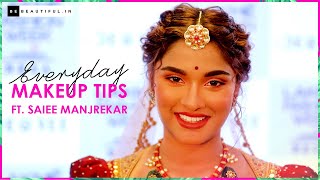 Saiee Manjrekar Shares Her Everday Makeup Tips At Lakme Fashion Week 2020 Be Beautiful