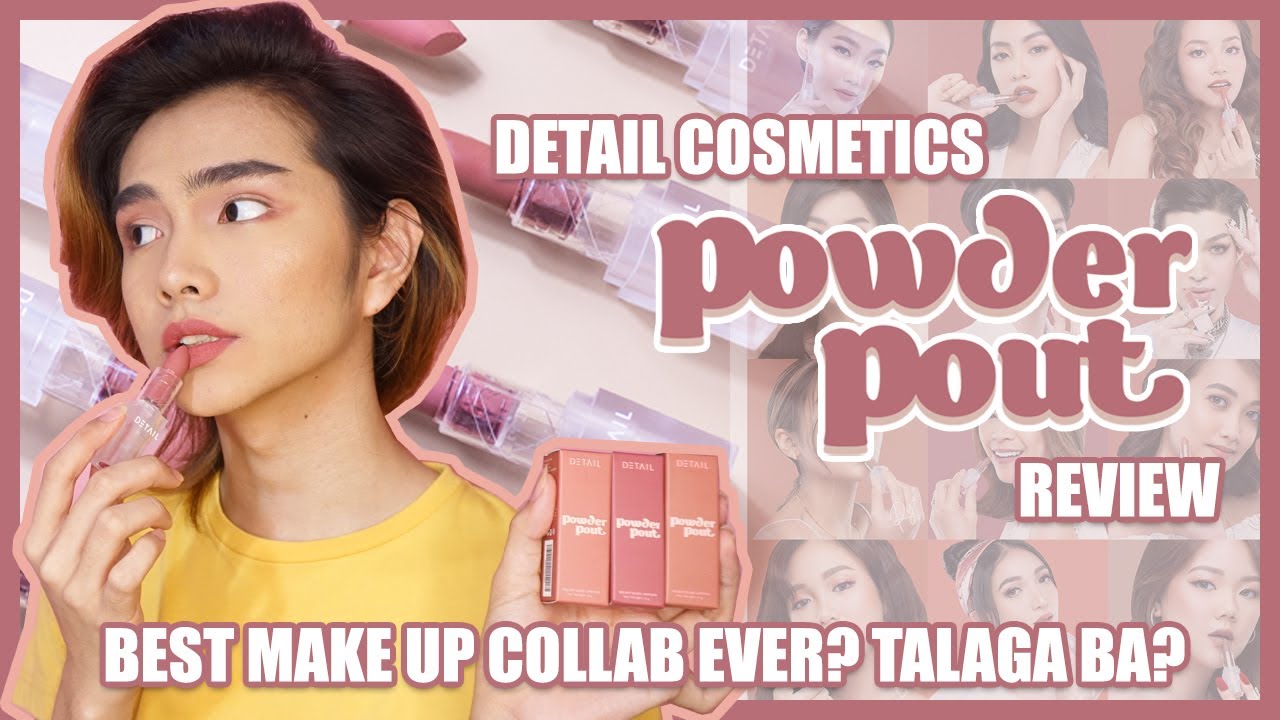 DETAIL COSMETICS POWDER POUT REVIEW | Is it Pabski Confirmed?