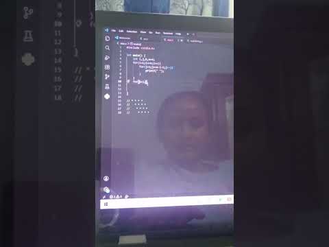 Rhombus pattern : C programming 