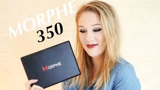 Dramatic Bronze and Gold Glittered eye tutorial with the Morphe 350!!!