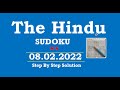 How to Solve 2 Star Hindu  Sudoku Feb 8, 2022 -  Step By Step Solution
