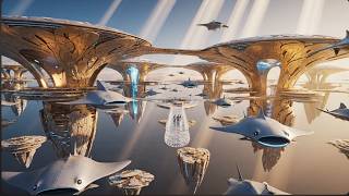 Inside the Future Skyport Cities Above the Clouds (8K Ultra Realistic)
