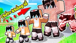 CHUYỆN GÌ SẼ XẢY RA KHI NGÁO CÀNG CHẾT SẼ CÀNG TO TRONG MINECRAFT 💀😠