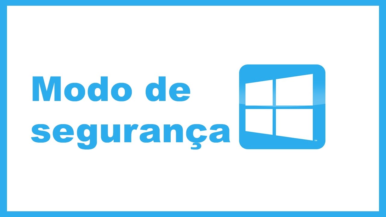 Como Entrar Em Modo De Segurança No Windows - 2016 - YouTube