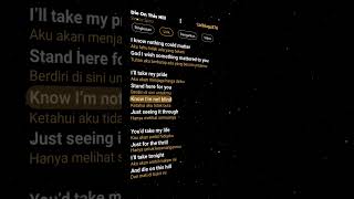 Lirik Lagu Die On This Hill  Sienna Spiro dieonthishill siennaspiro lirik viral shorts