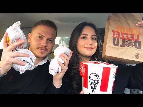 KFC KOVA & BURGER KİNG MUKBANG| KYK ile yaptığımız girişimler,ilk çekiliş| SELEN YILDIZ