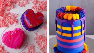 Satisfying video Cake / decoration. Топ 10 современных украшений тортов