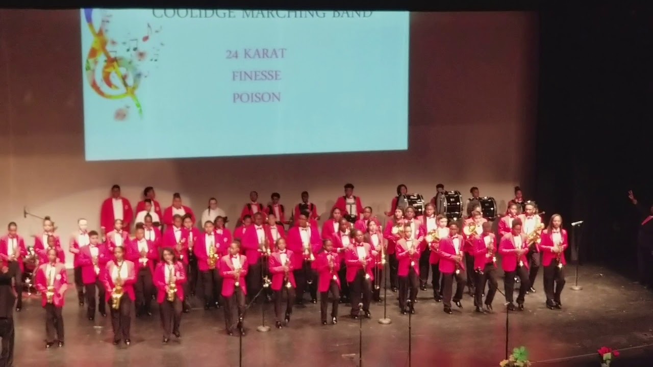 COOLIDGE MIDDLE SCHOOL MARCHING BAND YouTube Coolidge middle school marching band youtube