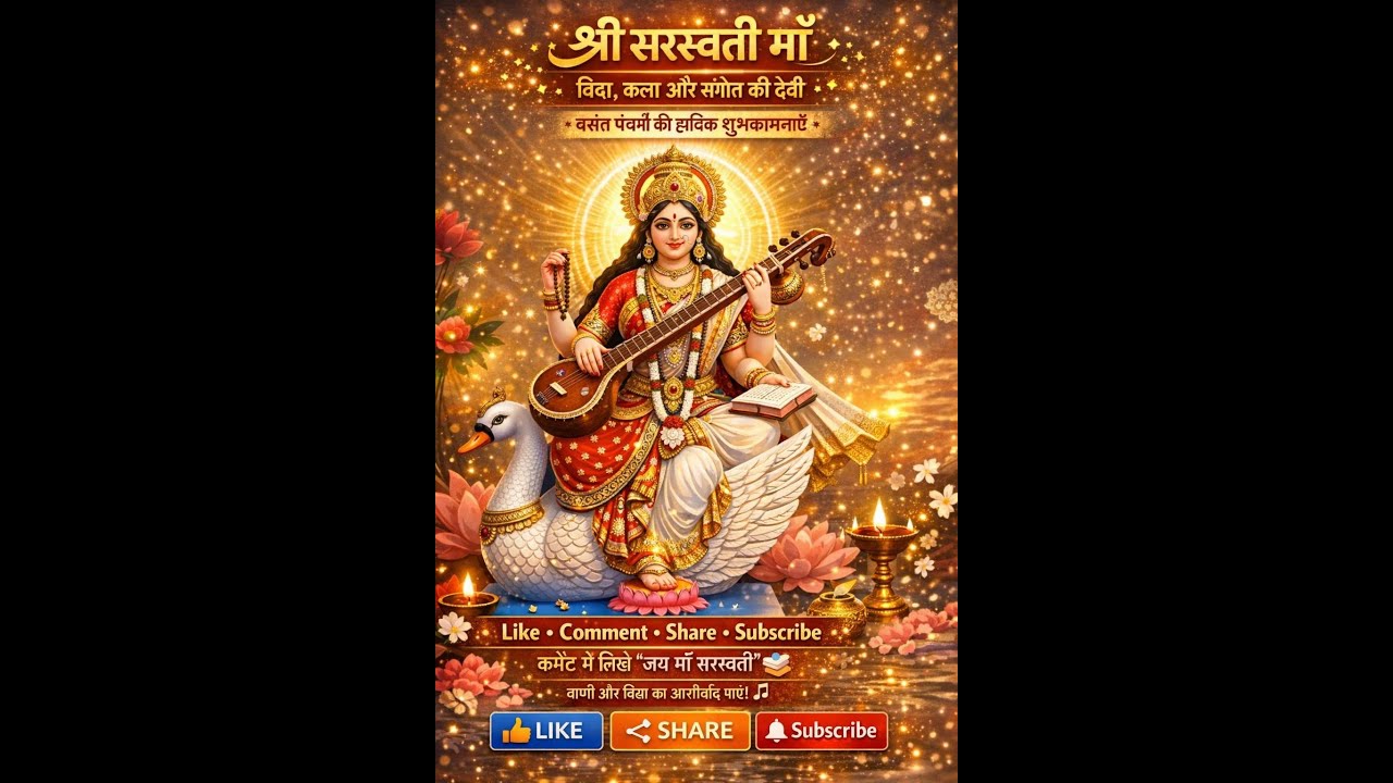 🔴 Maa Saraswati LIVE 🚩 | Vidya Vani Darshan | Basant Panchami Special | Mera India 360 