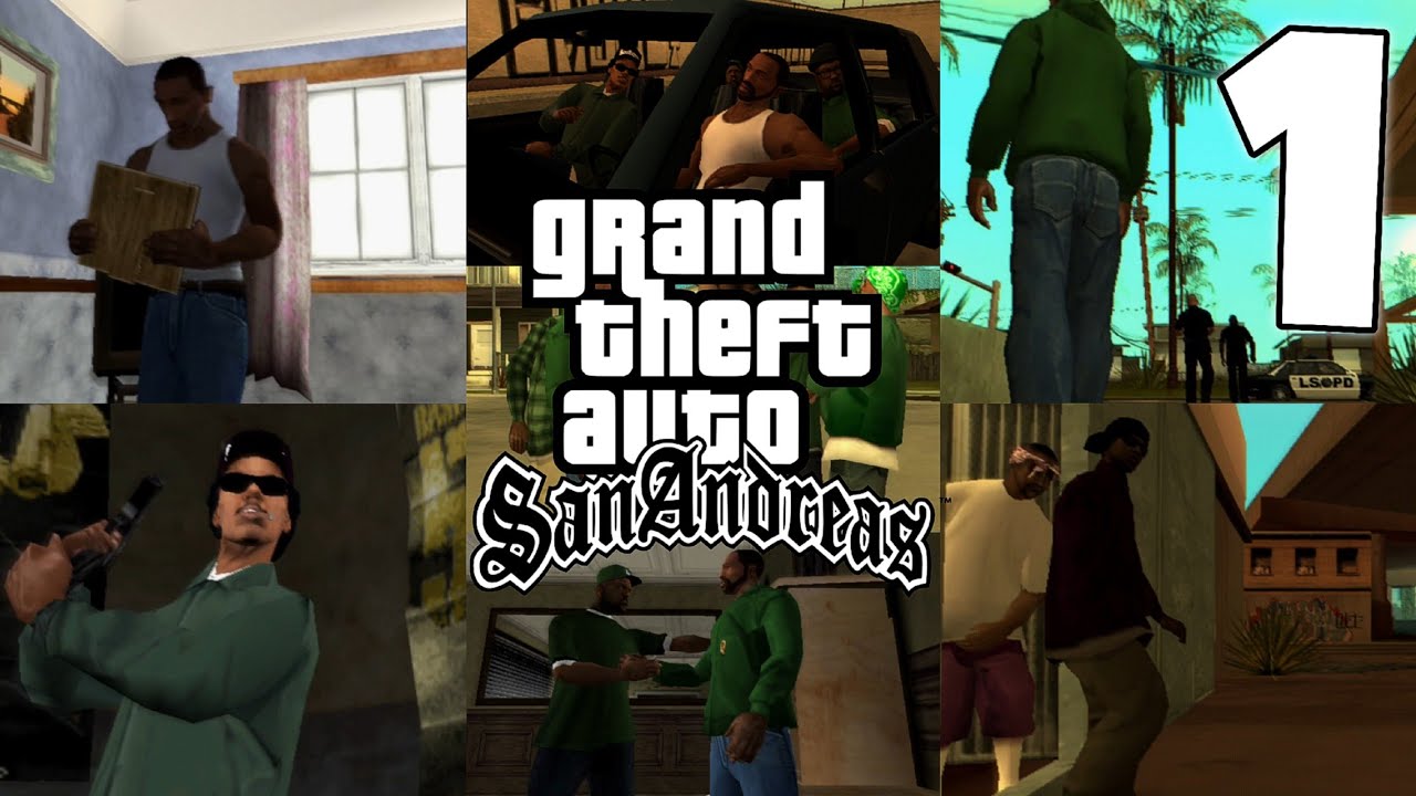 Grand Theft Auto: San Andreas PS2 Walkthrough #1 | Los Santos Missions