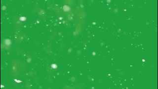 Snow Green Screen Effect (Real Snow)